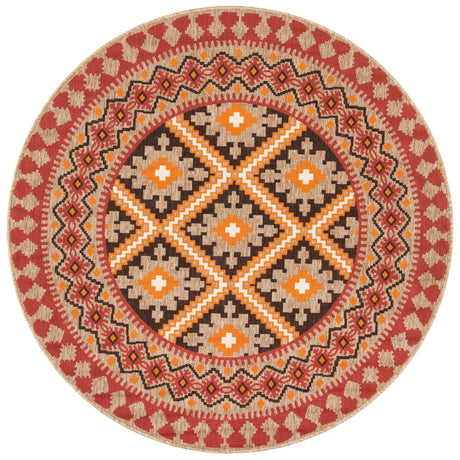Safavieh Veranda Ver099 Red/Natural Rug.