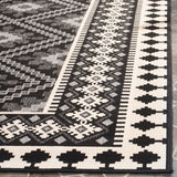 Safavieh Veranda Ver099 Black/Creme Rug.