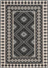 Safavieh Veranda Ver099 Black/Creme Rug.