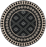 Safavieh Veranda Ver099 Black/Creme Rug.