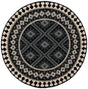 Safavieh Veranda Ver099 Black/Creme Rug.