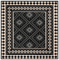 Safavieh Veranda Ver099 Black/Creme Area Rug