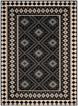 Safavieh Veranda Ver099 Black/Creme Rug.
