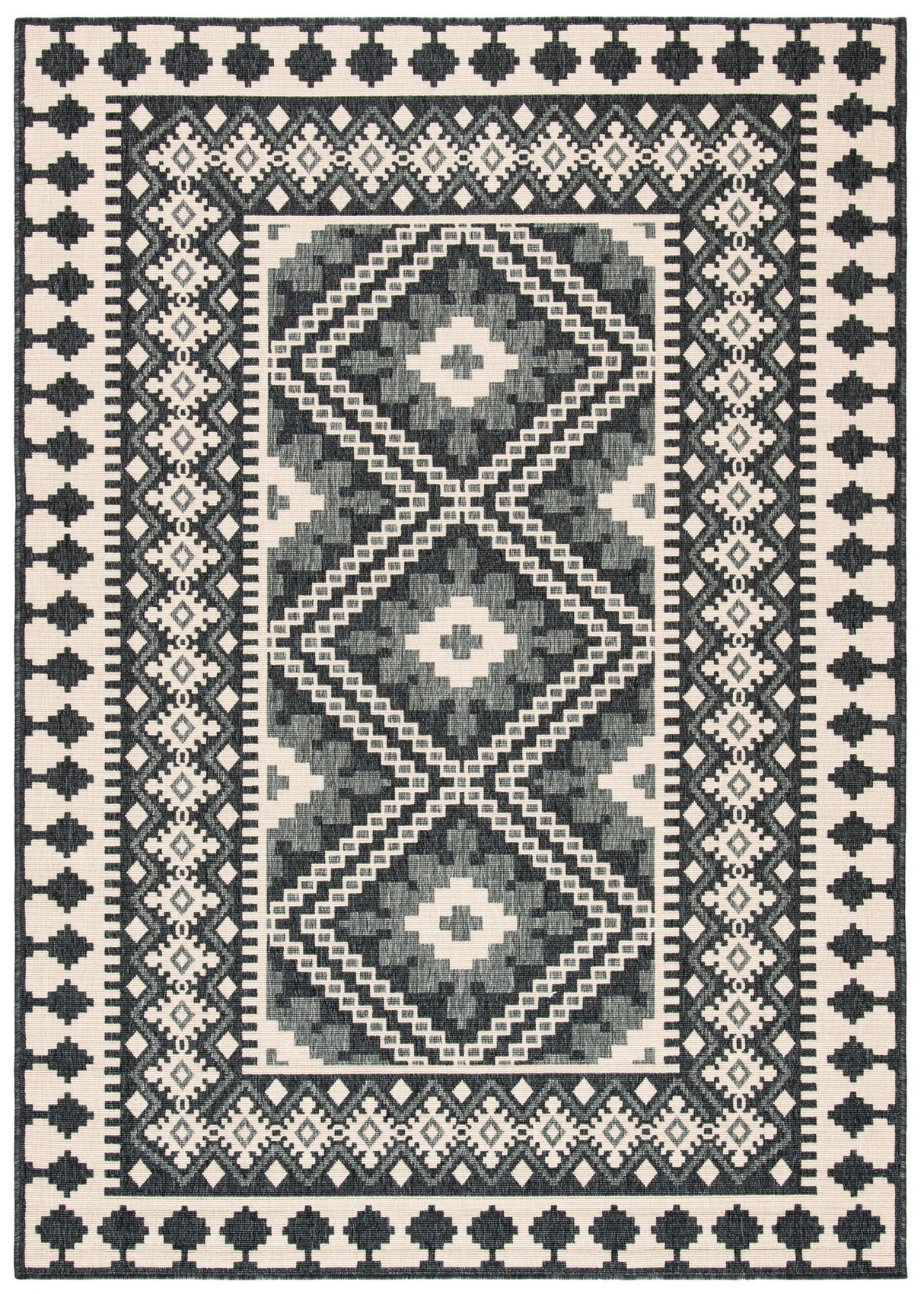 Safavieh Veranda Ver099 Ivory/Grey Rug.