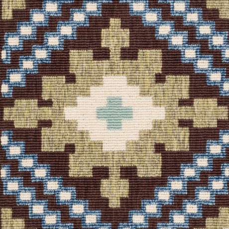 Safavieh Veranda Ver099 Chocolate/Green Rug.