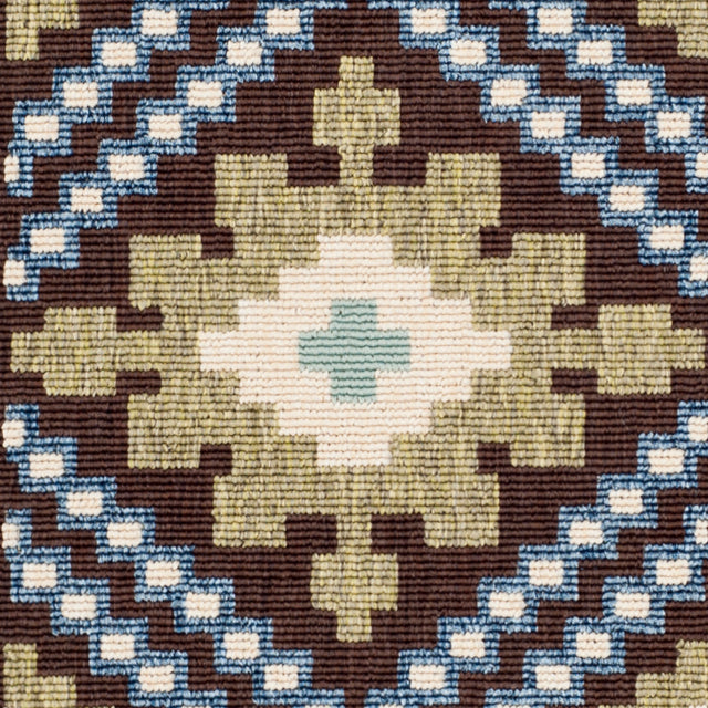 Safavieh Veranda Ver099 Chocolate/Green Rug.
