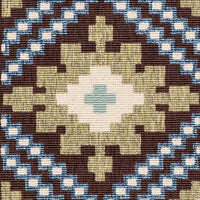 Safavieh Veranda Ver099 Chocolate/Green Area Rug