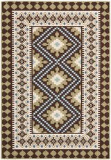 Safavieh Veranda Ver099 Chocolate/Green Rug.