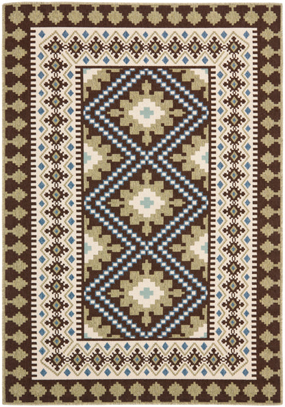 Safavieh Veranda Ver099 Chocolate/Green Area Rug