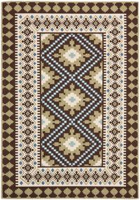 Safavieh Veranda Ver099 Chocolate/Green Area Rug