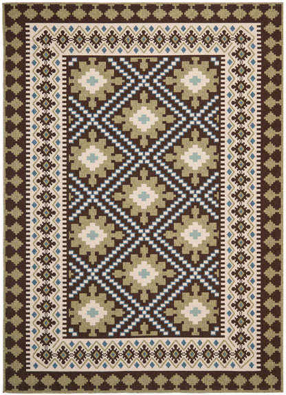 Safavieh Veranda Ver099 Chocolate/Green Area Rug