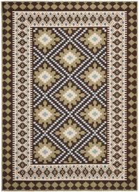 Safavieh Veranda Ver099 Chocolate/Green Area Rug