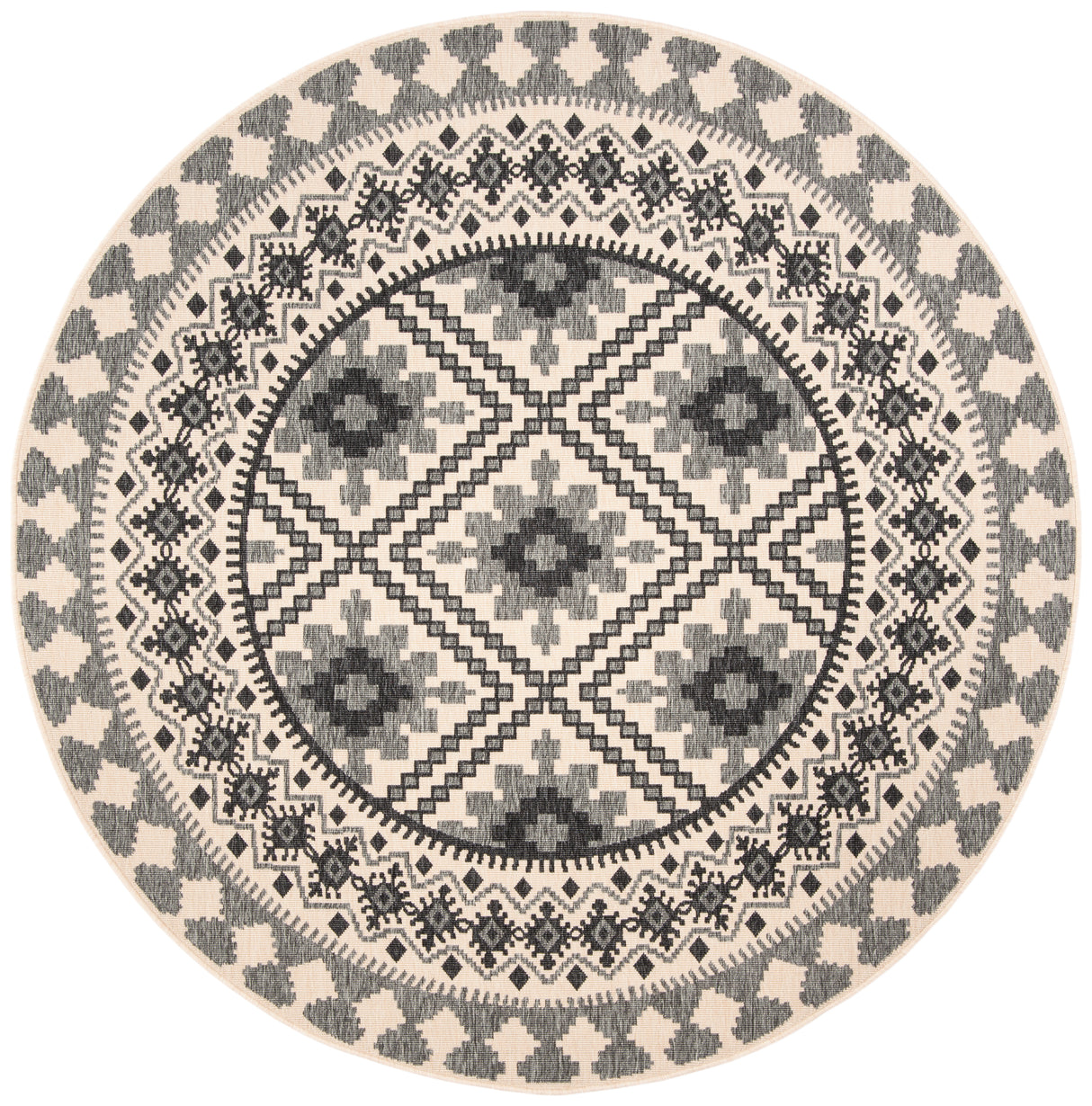 Safavieh Veranda Ver099 Ivory/Slate Rug.