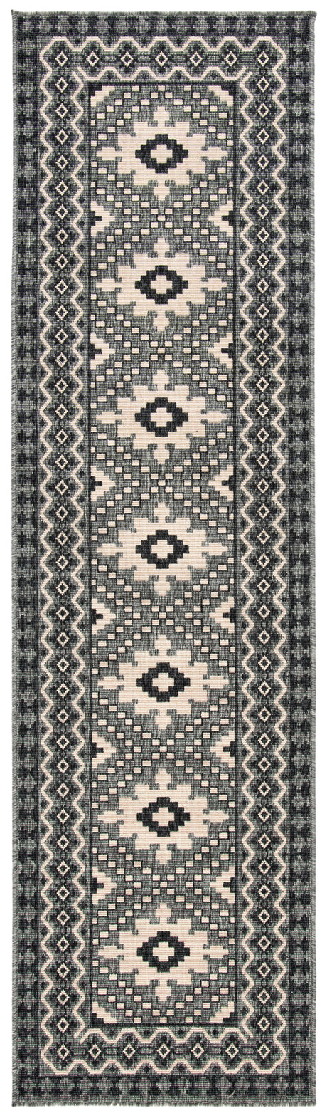 Safavieh Veranda Ver099 Ivory/Charcoal Rug.