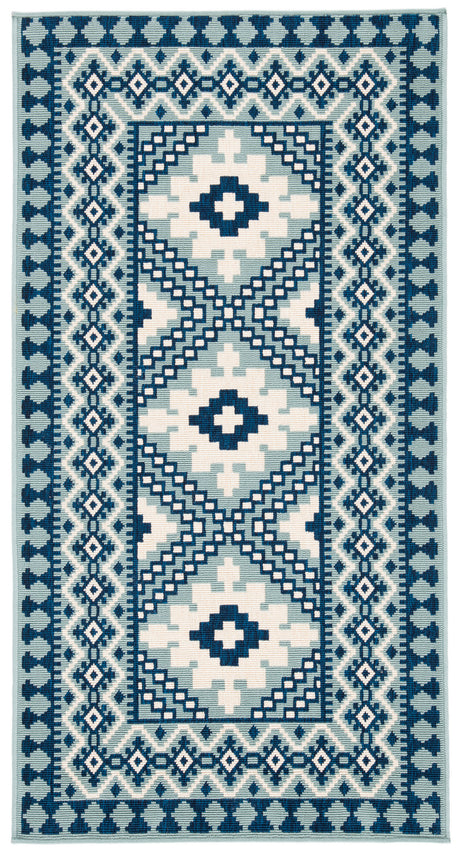 Safavieh Veranda Ver099 Ivory/Blue Rug.
