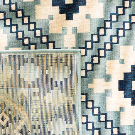 Safavieh Veranda Ver099 Ivory/Blue Rug.