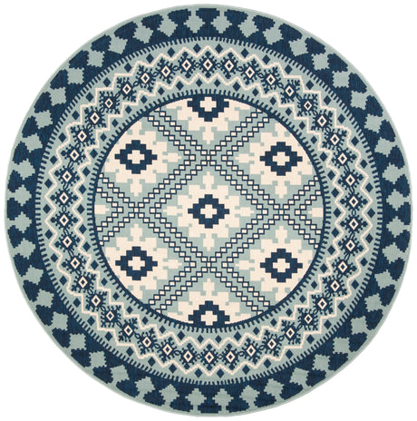 Safavieh Veranda Ver099 Ivory/Blue Rug.