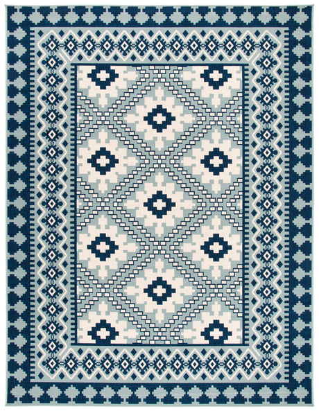 Safavieh Veranda Ver099 Ivory/Blue Rug.