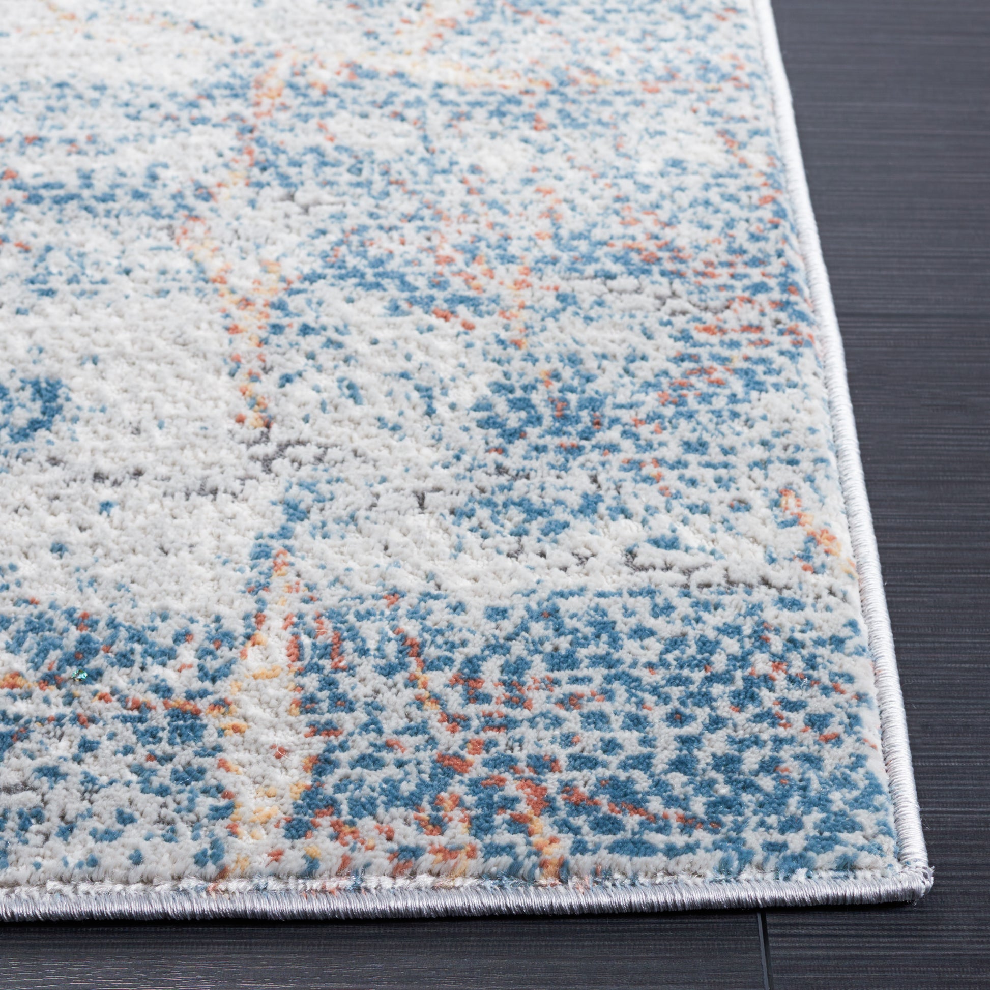 Safavieh Vogue Vge202A Grey/Blue Rust Area Rug