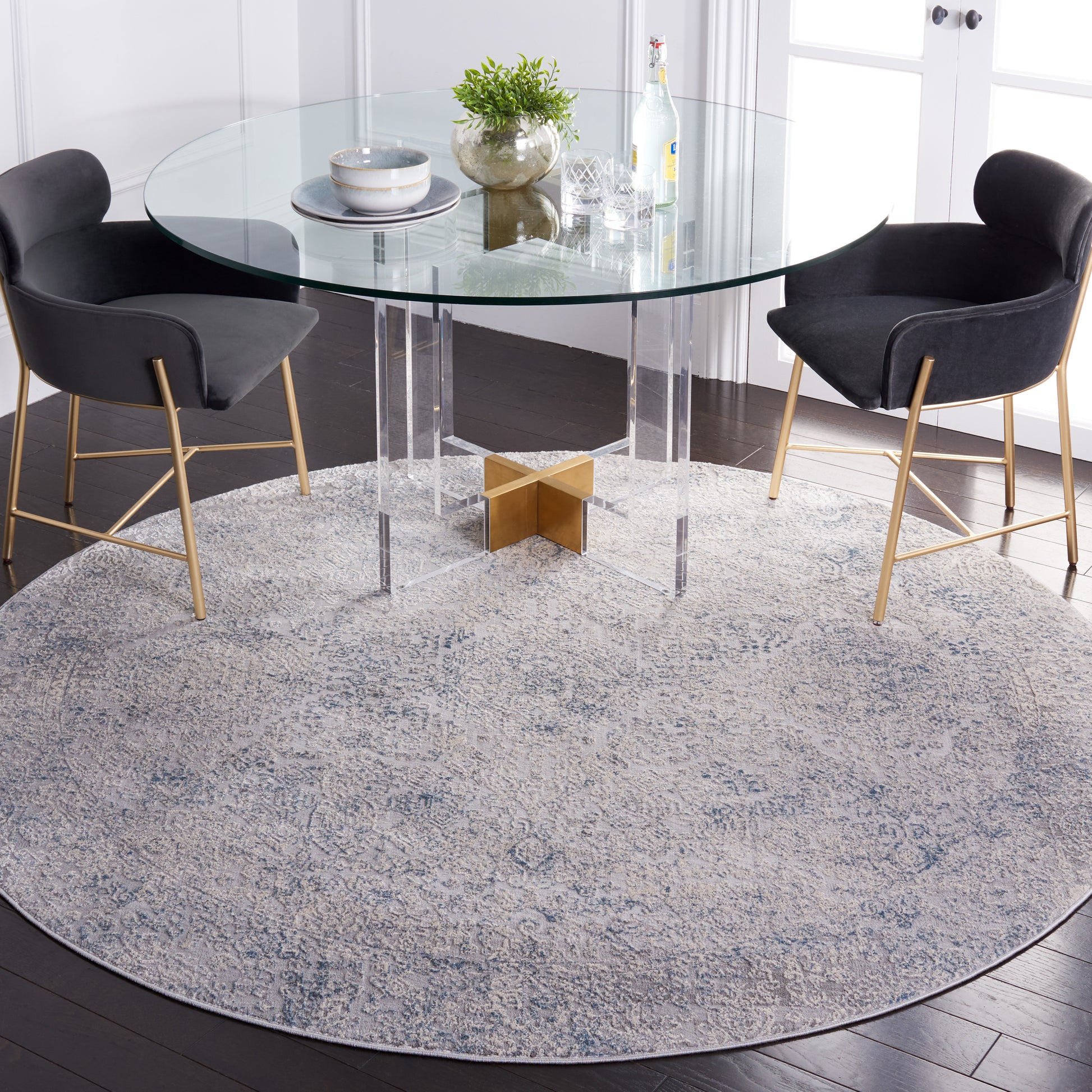 Safavieh Vogue Vge216F Grey/Blue Area Rug