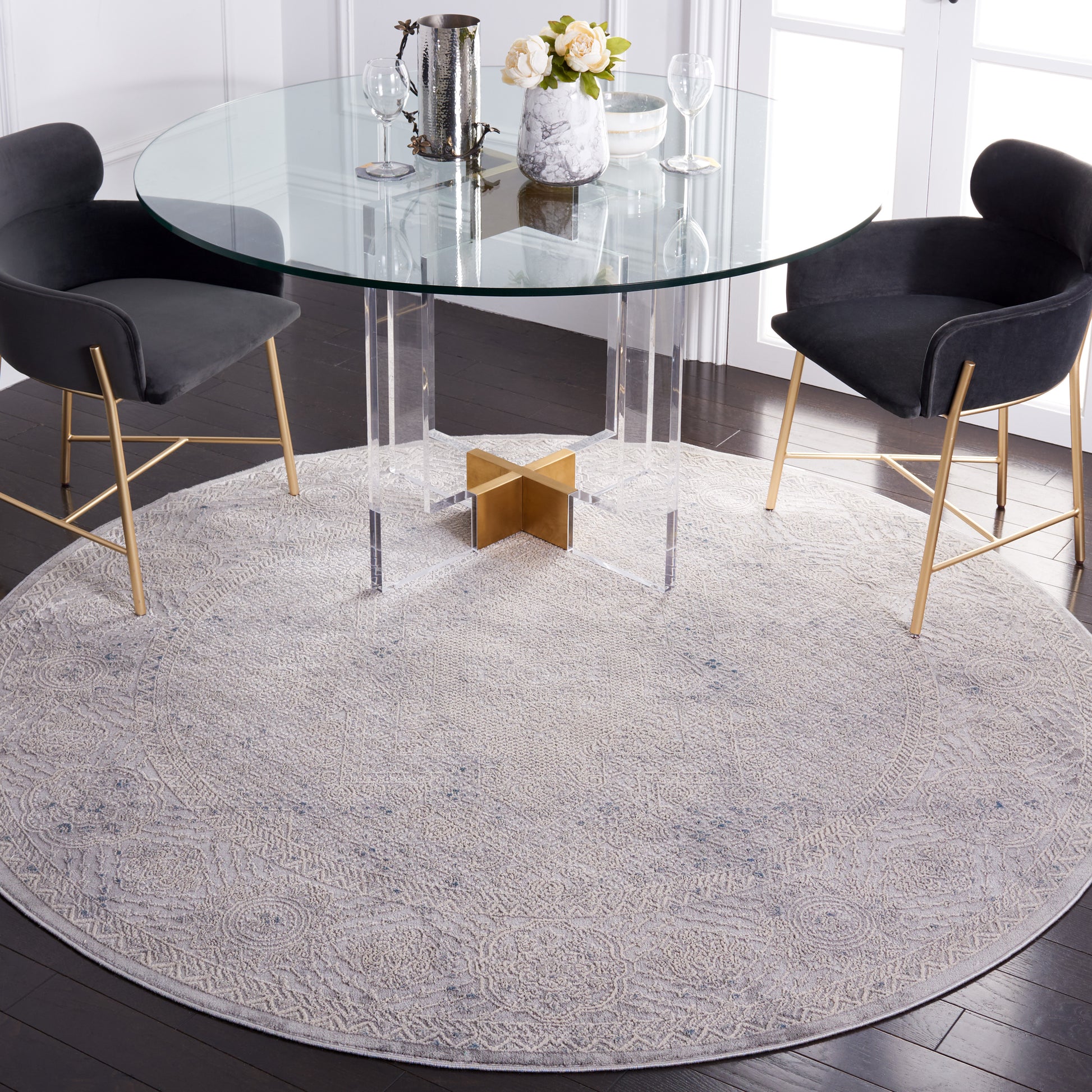 Safavieh Vogue Vge220F Grey/Light Grey Area Rug