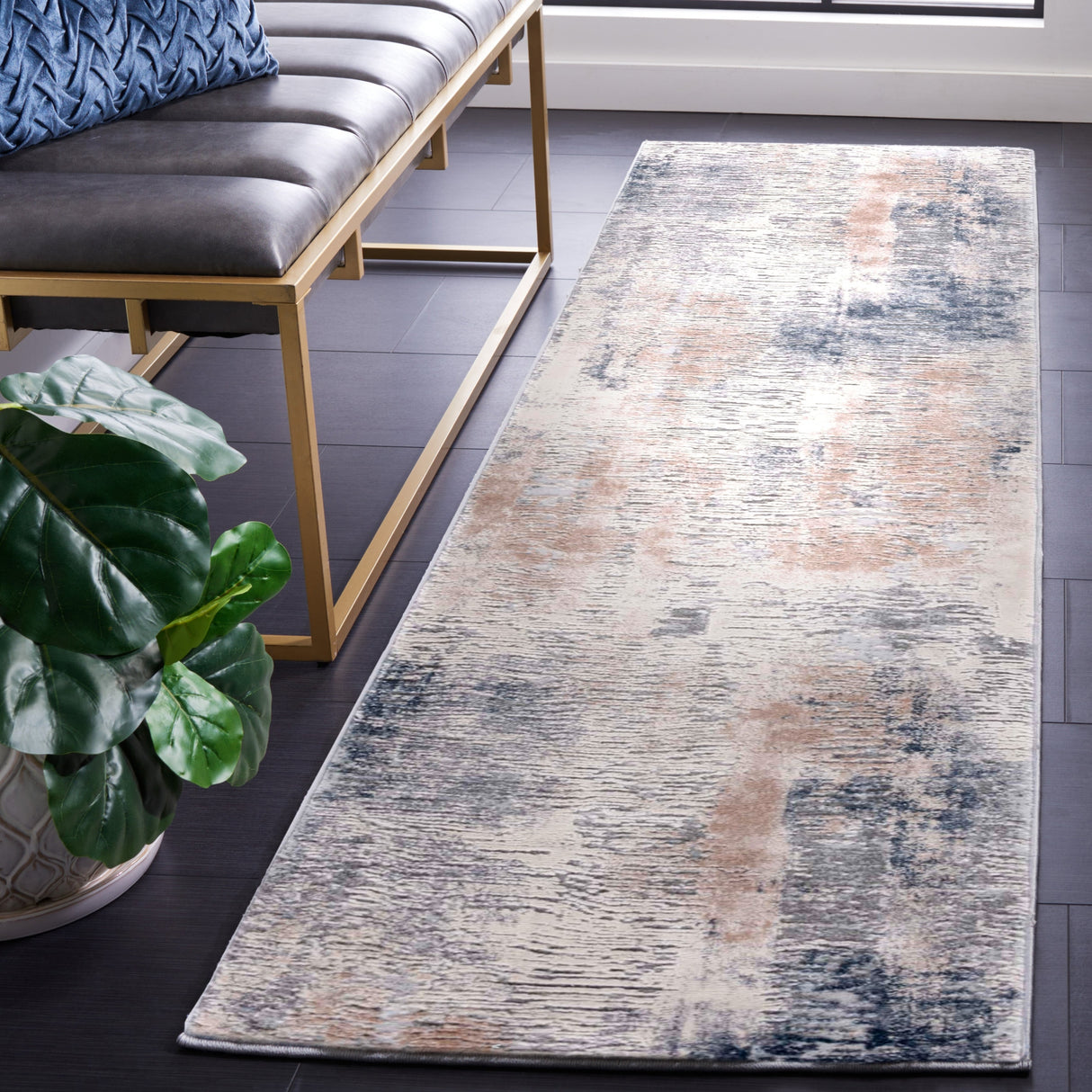 Safavieh Vogue Vge234B Beige/Grey Rug.