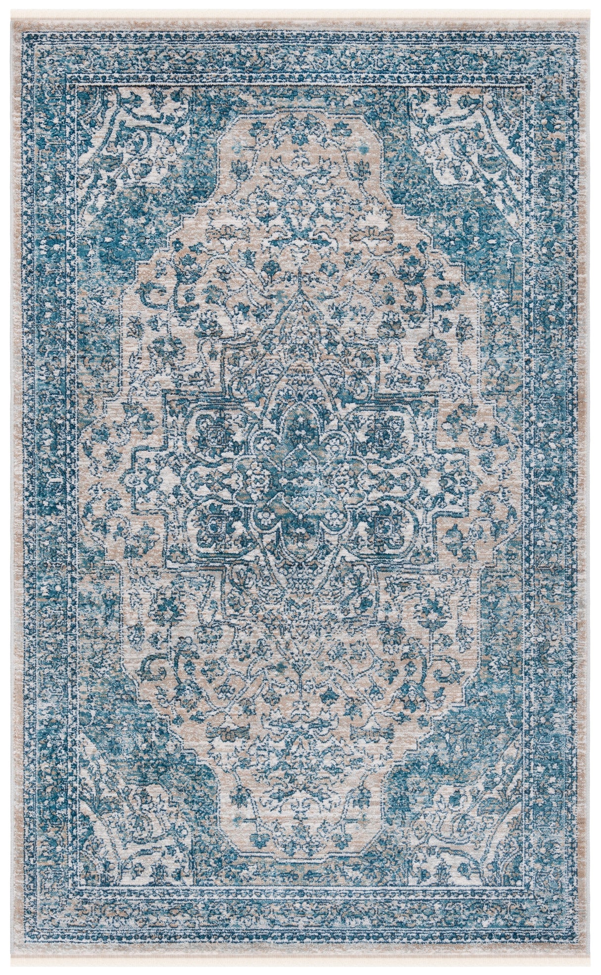 Safavieh Victoria Vic910F Blue/Grey Rugs.