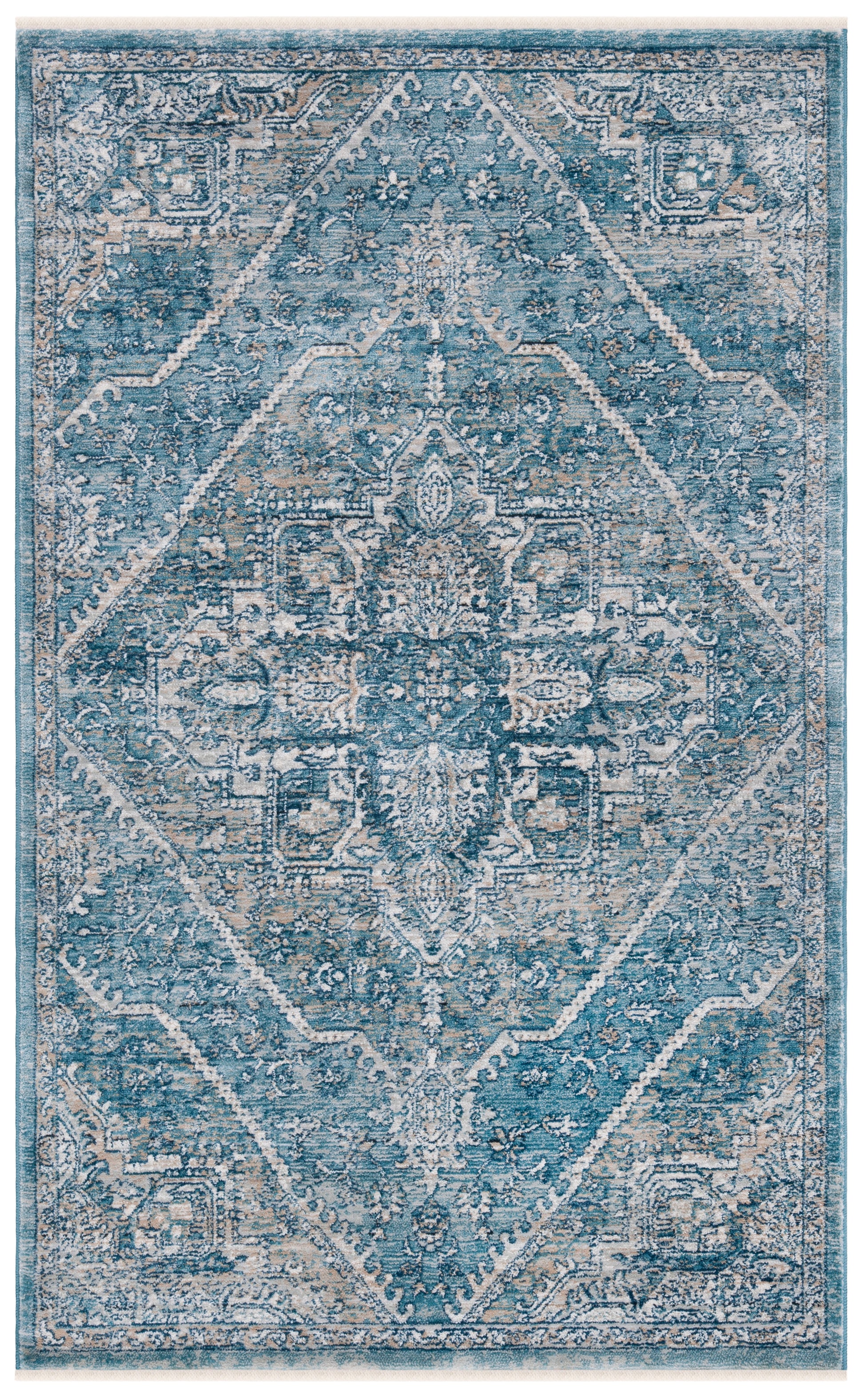 Safavieh Victoria Vic932F Blue/Grey Area Rug