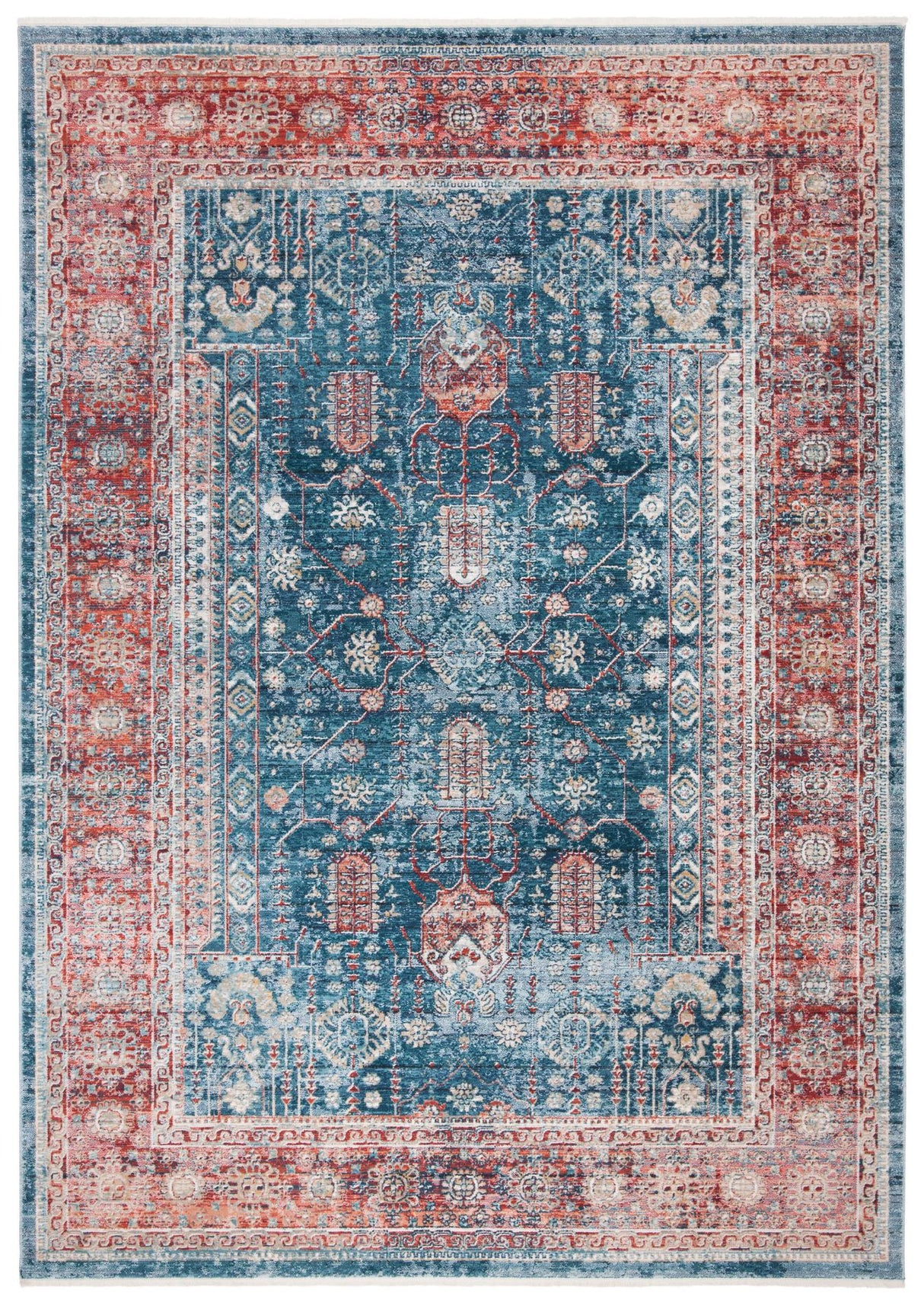 Safavieh Victoria Vic997M Navy/Red Rugs.