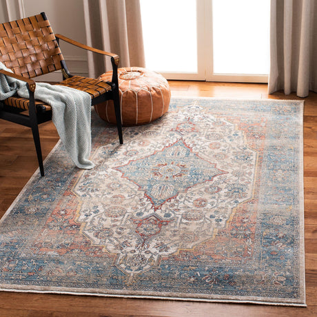 Safavieh Victoria Vic998M Navy/Ivory Rugs.