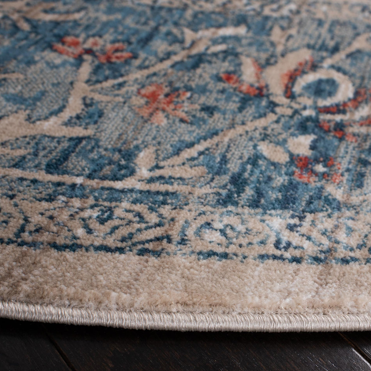Safavieh Victoria Vic998M Navy/Ivory Rugs.