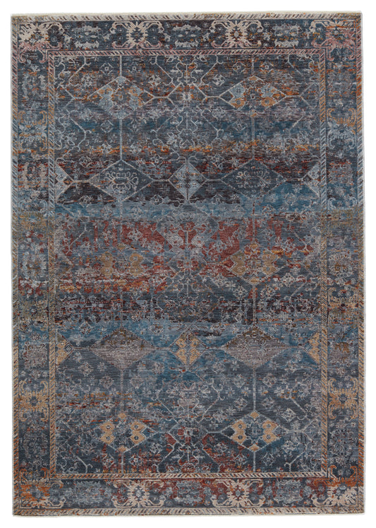 Jaipur Valentia Thessaly Vln17 Dark Blue/Red Area Rug