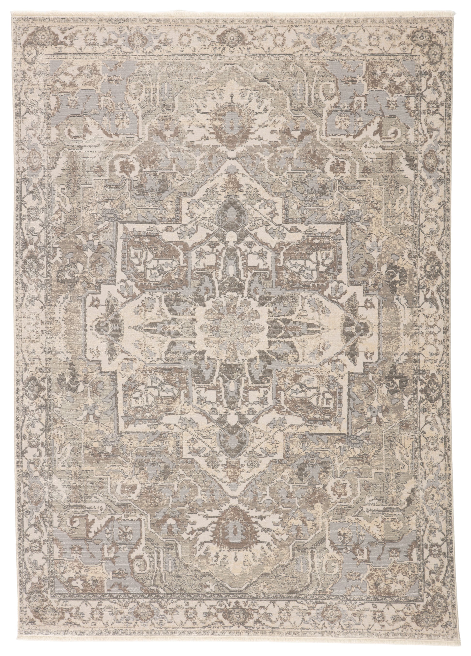 Jaipur Vienne Alain Vne01 Gray/Cream Area Rug