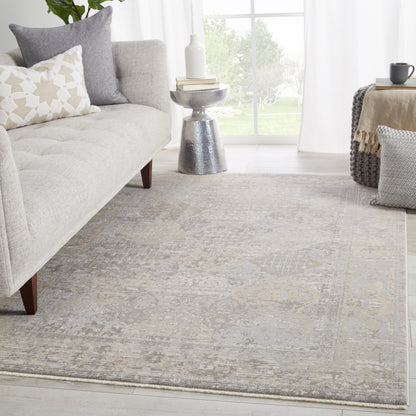 Jaipur Vienne Lourdes Vne09 Gray/Cream Area Rug