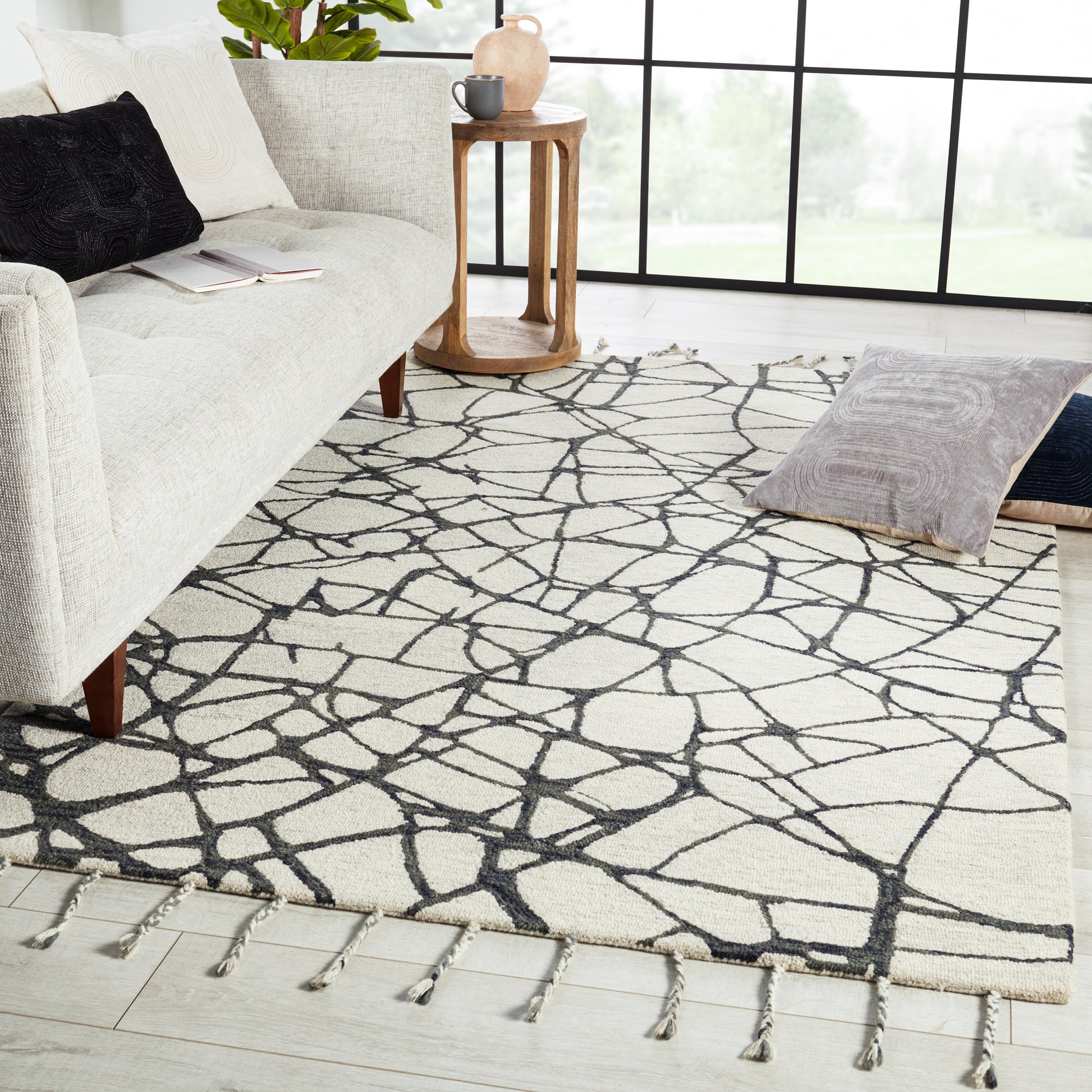 Jaipur Vera By Nikki Chu Raska Vnk09 Gray Area Rug