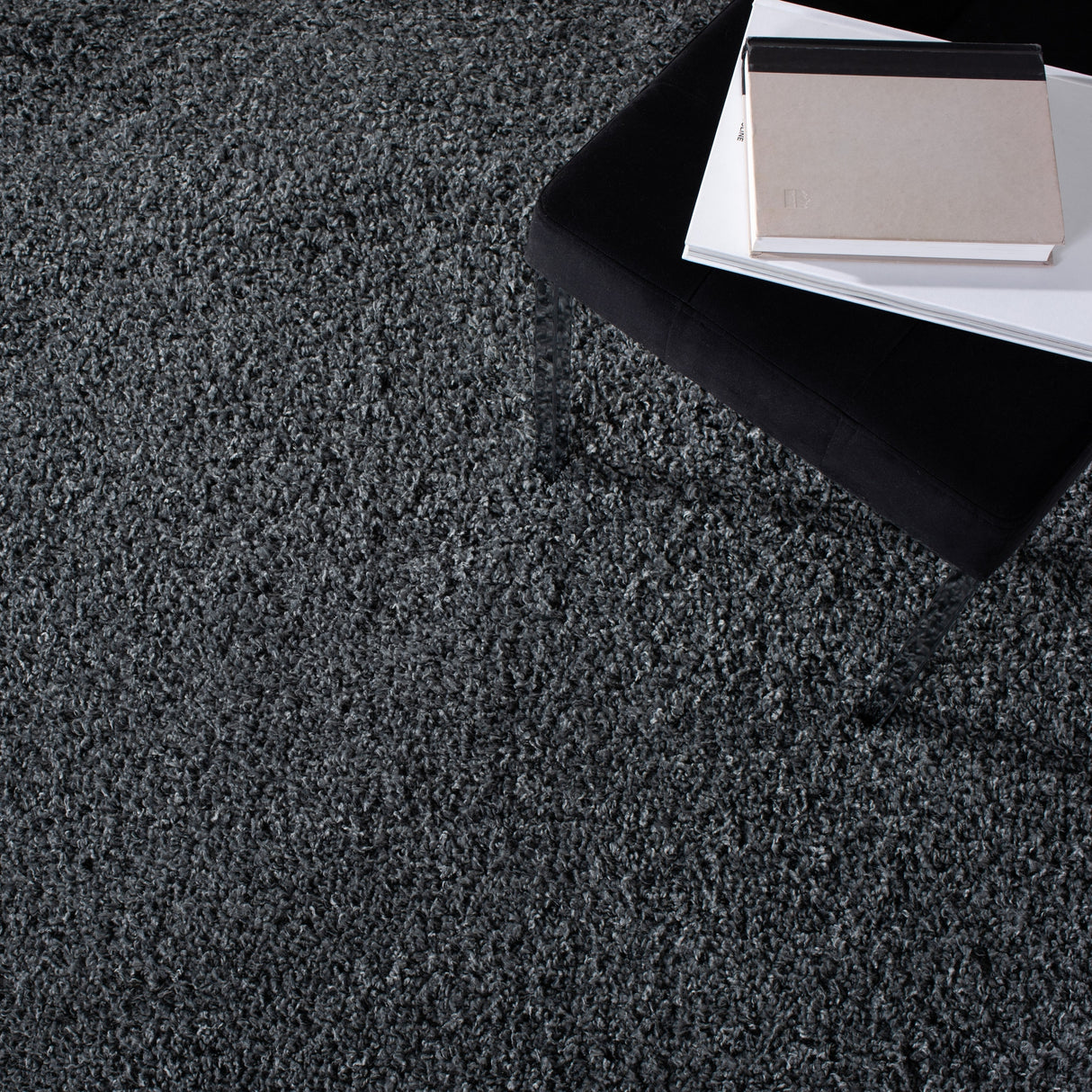 Safavieh Venus Shag Vns520H Dark Grey Rug.