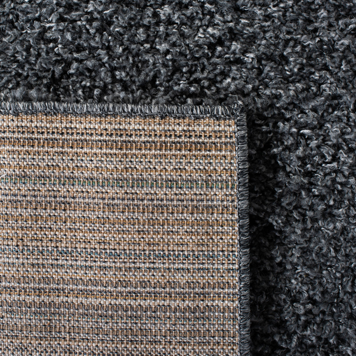 Safavieh Venus Shag Vns520H Dark Grey Rug.