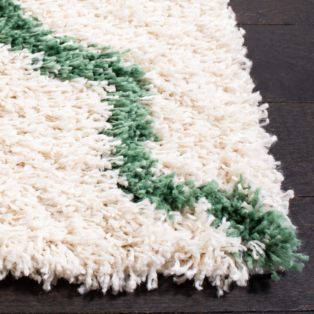 Safavieh Venus Shag Vns524A Ivory/Green Rugs.