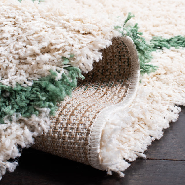 Safavieh Venus Shag Vns524A Ivory/Green Rugs.