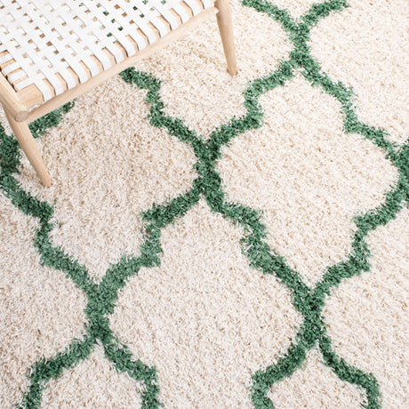 Safavieh Venus Shag Vns524A Ivory/Green Rugs.