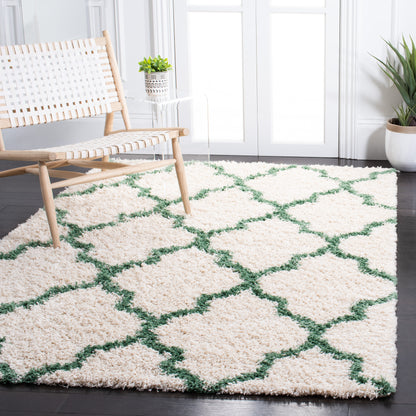 Safavieh Venus Shag Vns524A Ivory/Green Area Rug