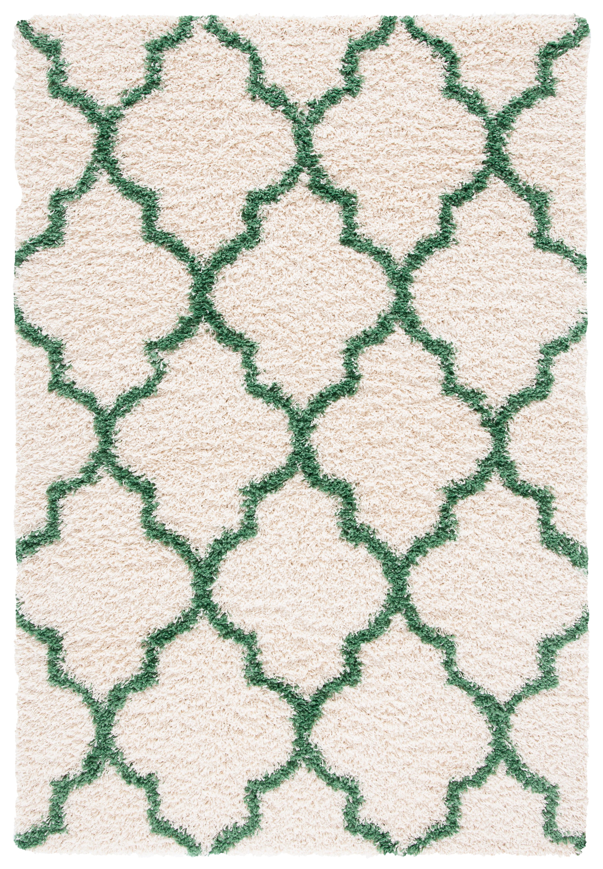 Safavieh Venus Shag Vns524A Ivory/Green Area Rug