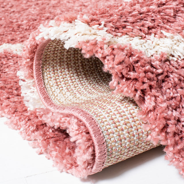 Safavieh Venus Shag Vns524U Pink/Ivory Rugs.