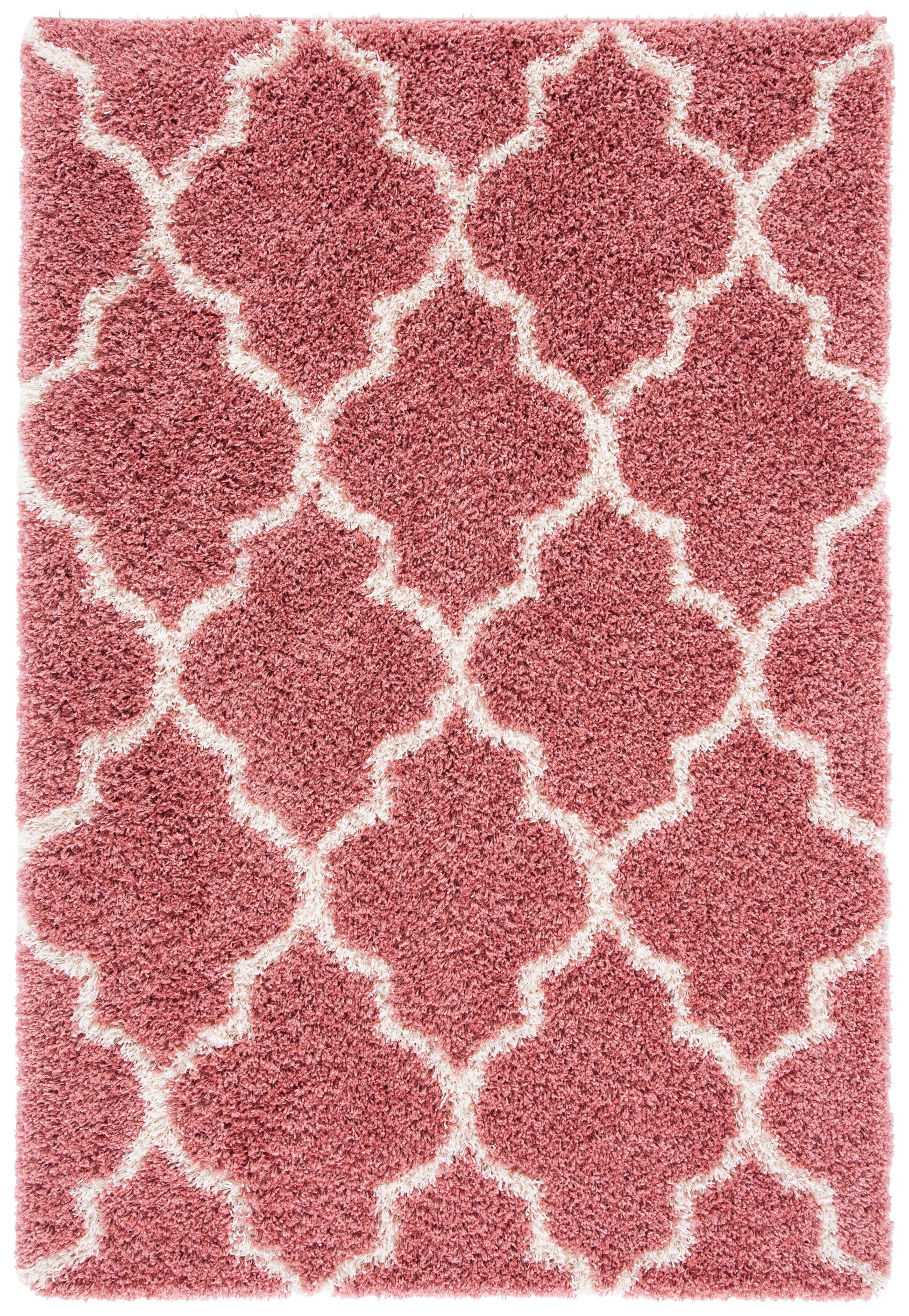 Safavieh Venus Shag Vns524U Pink/Ivory Area Rug