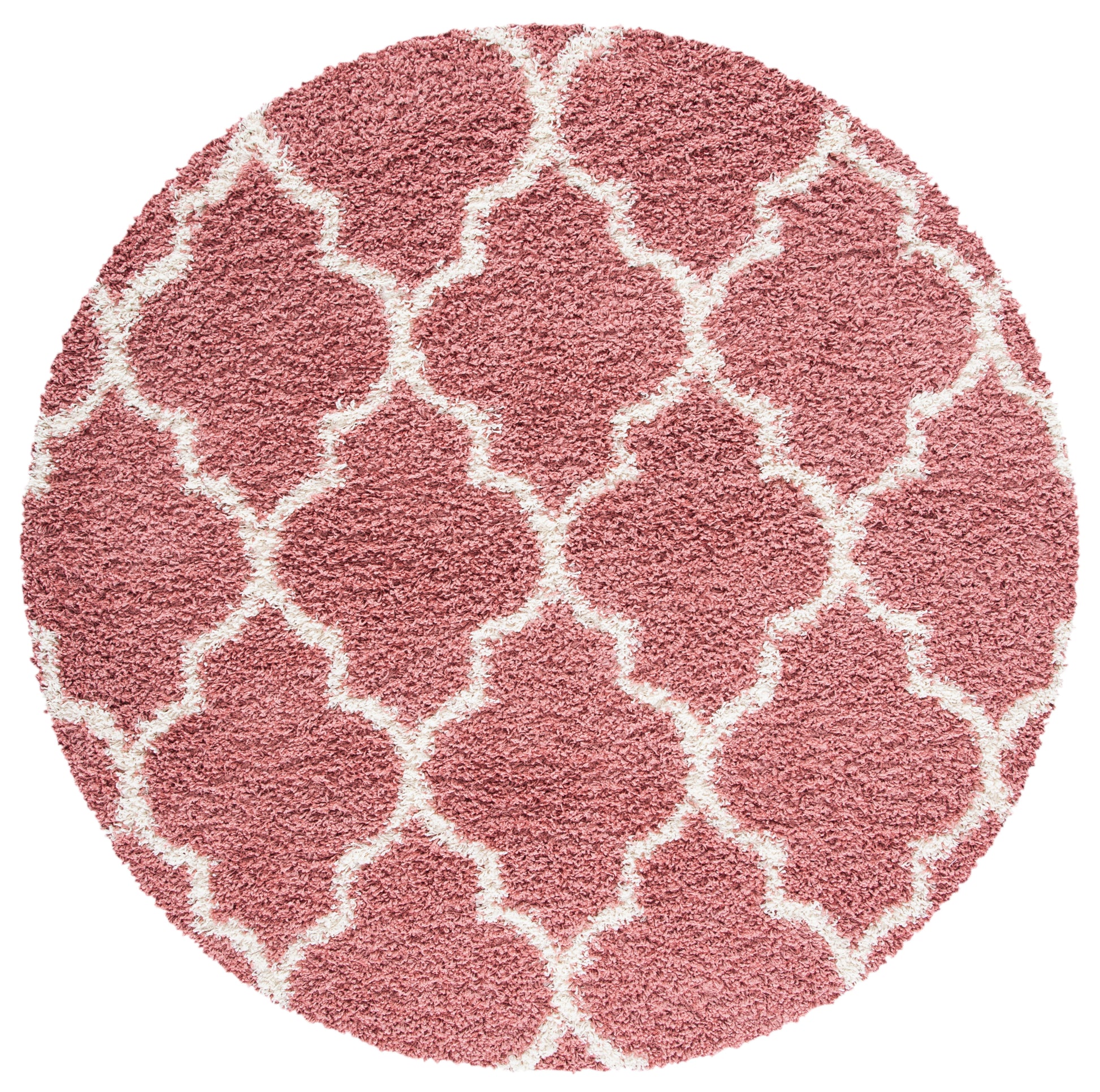 Safavieh Venus Shag Vns524U Pink/Ivory Area Rug