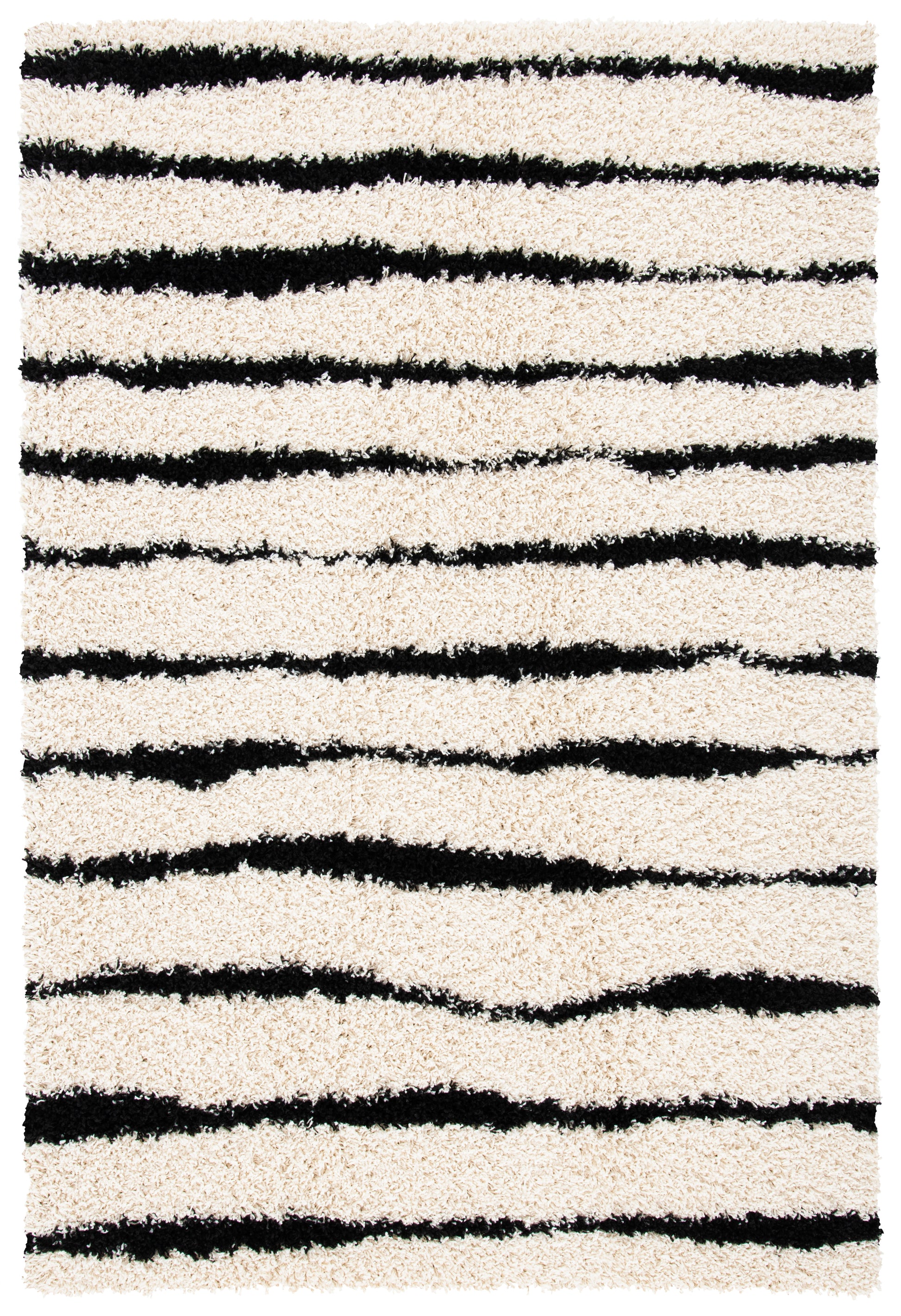 Safavieh Venus Shag Vns603A Ivory/Black Area Rug