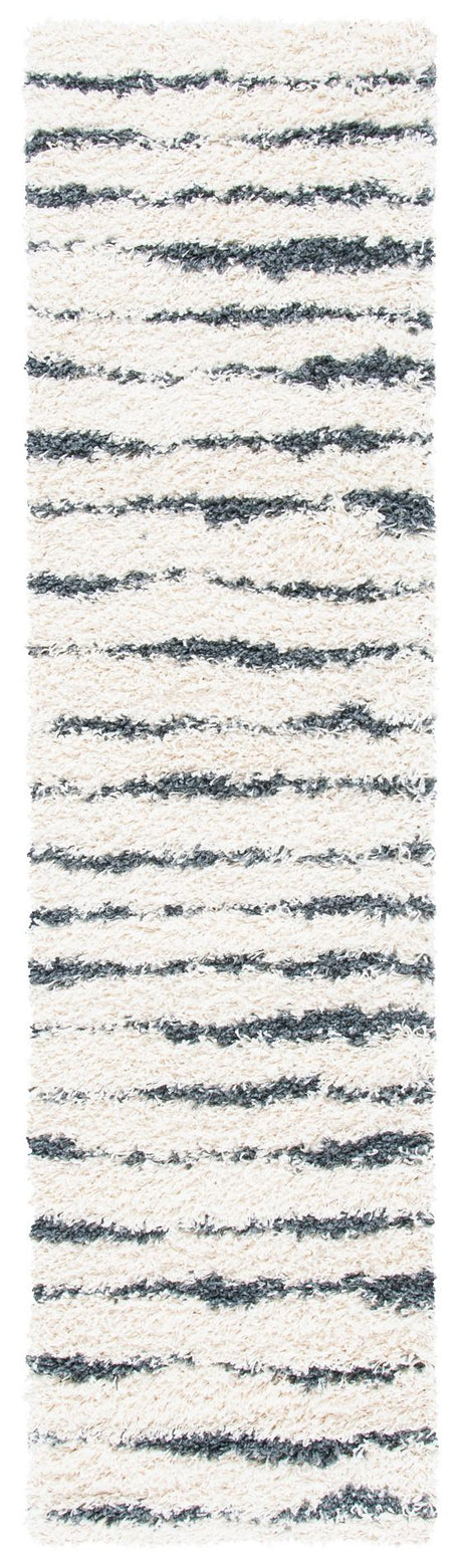 Safavieh Venus Shag Vns603B Ivory/Dark Grey Rug.