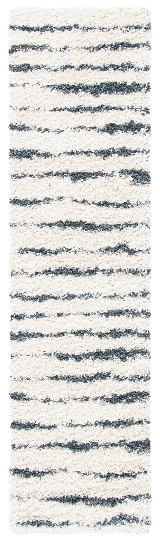 Safavieh Venus Shag Vns603B Ivory/Dark Grey Rug.
