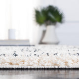 Safavieh Venus Shag Vns603B Ivory/Dark Grey Rug.