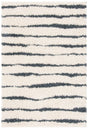 Safavieh Venus Shag Vns603B Ivory/Dark Grey Rug.